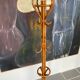 Vintage rattan parrot coat rack