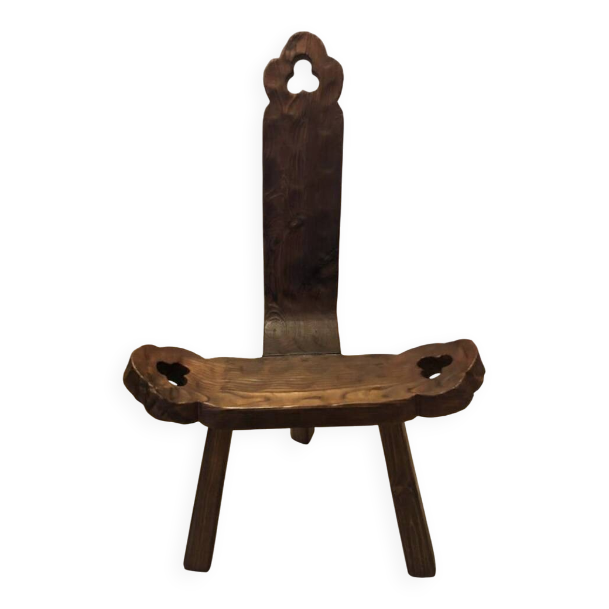 Brutalist tripod chair