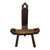 Brutalist tripod chair