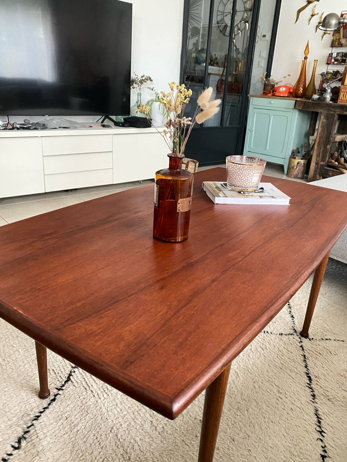 Vintage teak coffee table