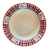 Plat rond creux Badonviller Cyrano