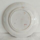Assiette fleurie Cauldon England 19e