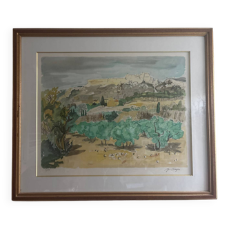 Lithograph Yves Bryer