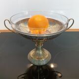 Art Deco brass cup and engraved cup
