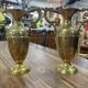 Pair of brass vase Art Deco period