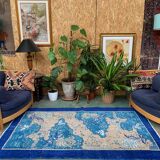 Vintage turkish rug 225x145 cm carpet