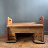 Vintage storage bench