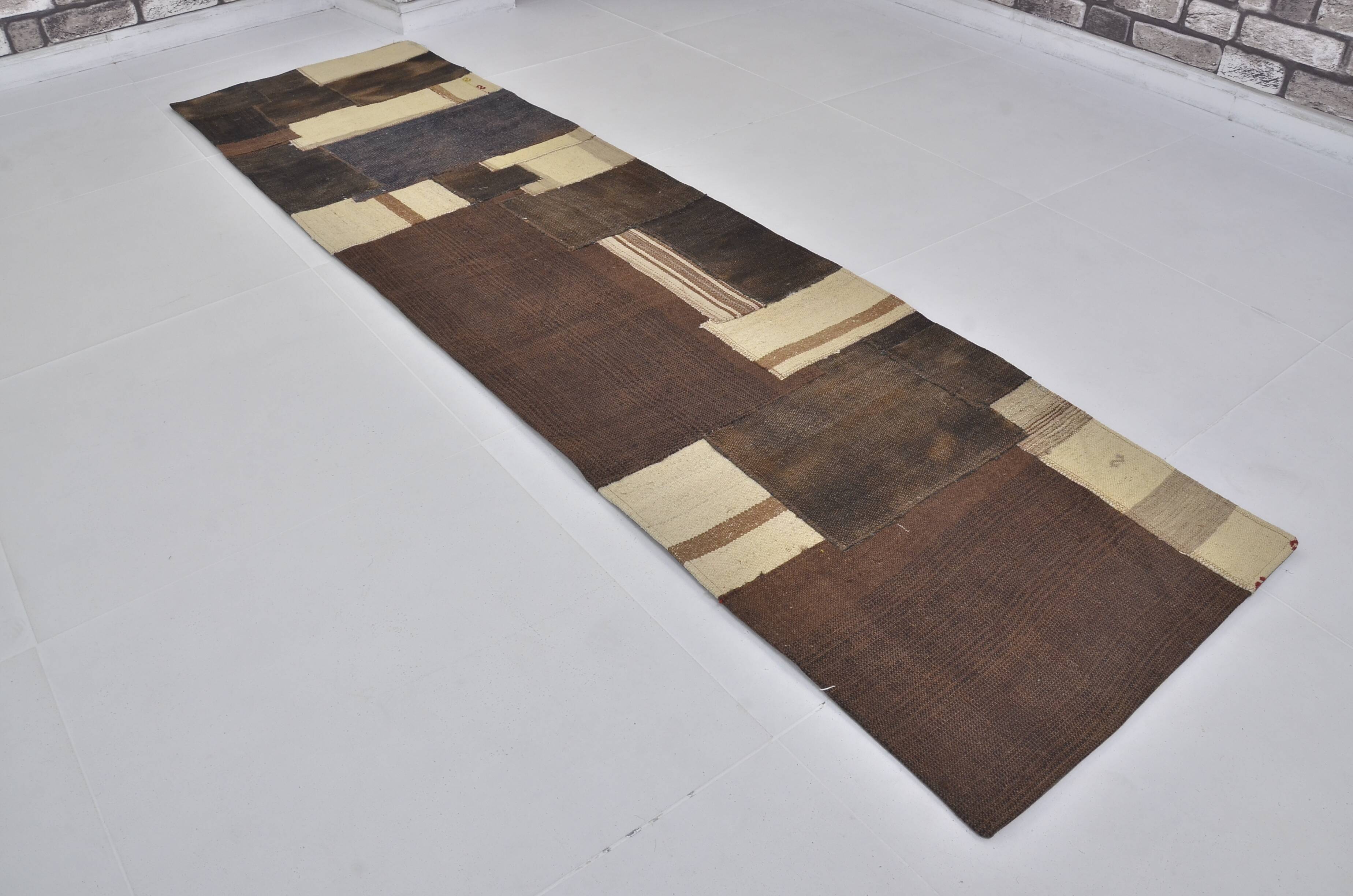 Turkish Handmade Vintage Kilim Runner sku3861