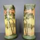 Paire de vases rouleau