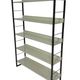 Tomado shelving unit Free standing in metal and gray - 1960s Dutch Design