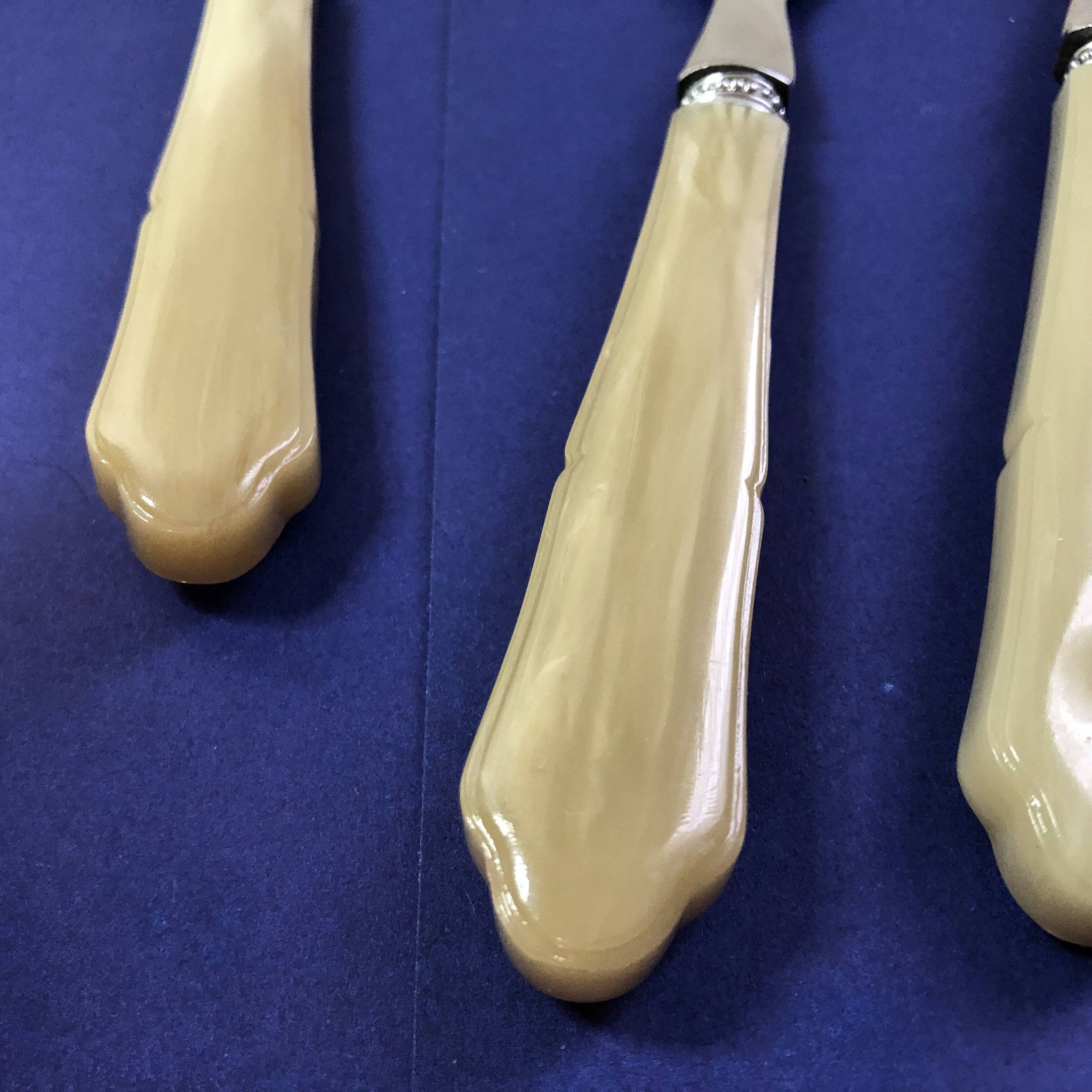 Set of 4 serving cutlery for fish