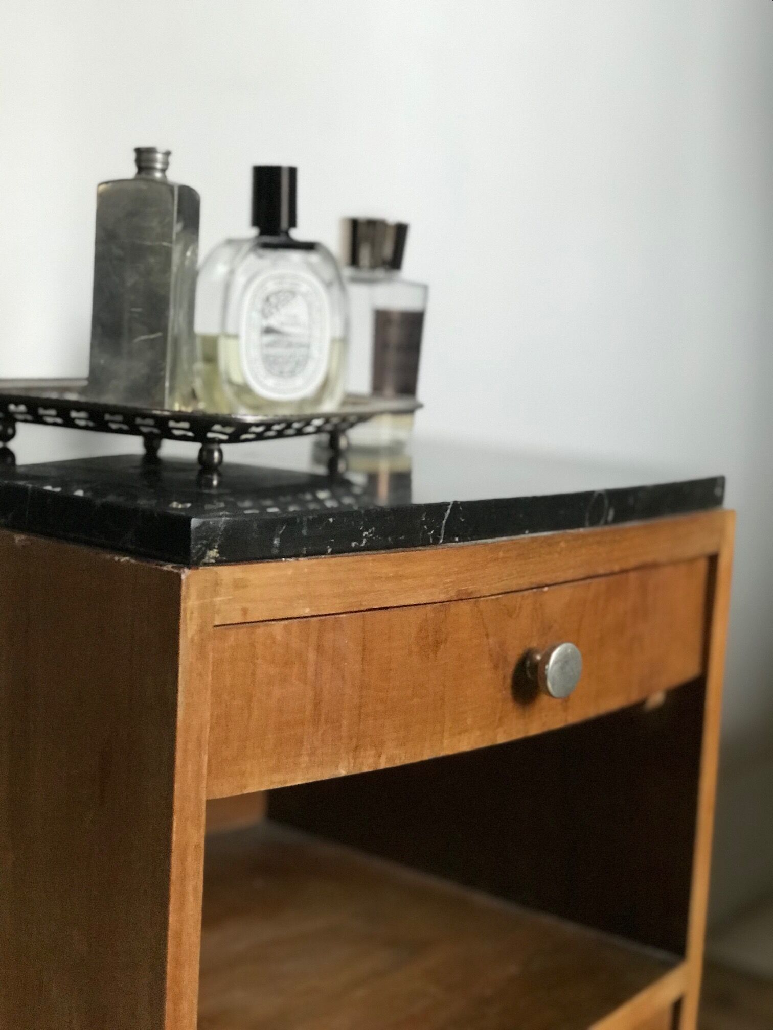 Vintage bedside table