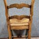 Set of 6 Louis XV style Provencal chairs in oak, circa 1900