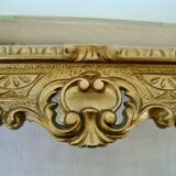 Florentine mirror frame carved wood 56x46cm