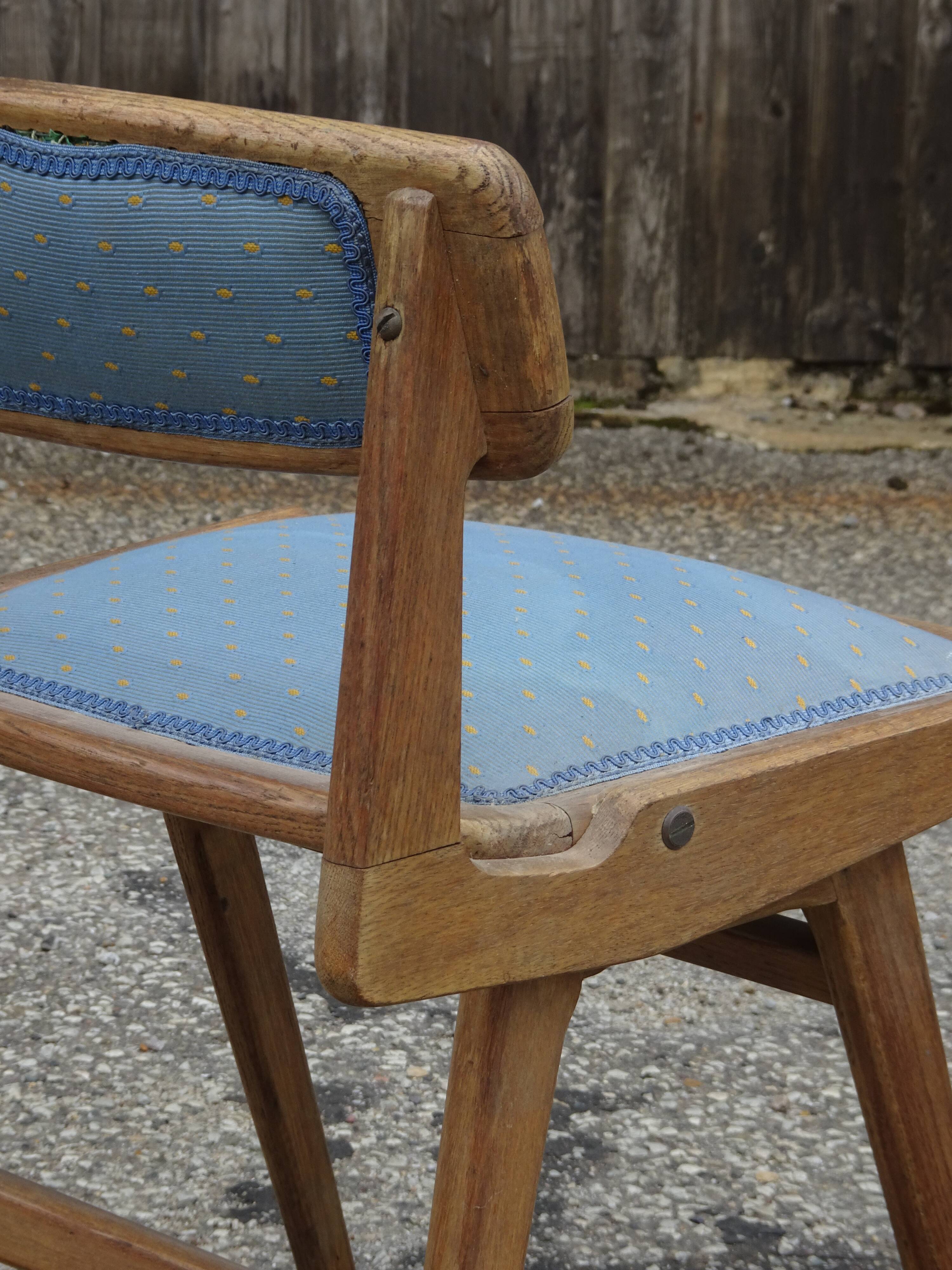 Chaise de Michel Ducaroy, modèle 628, édition SNA Roset vers 1958.