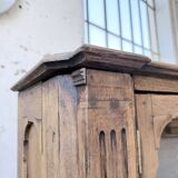 Enfilade display cabinet, solid oak, 1920.
