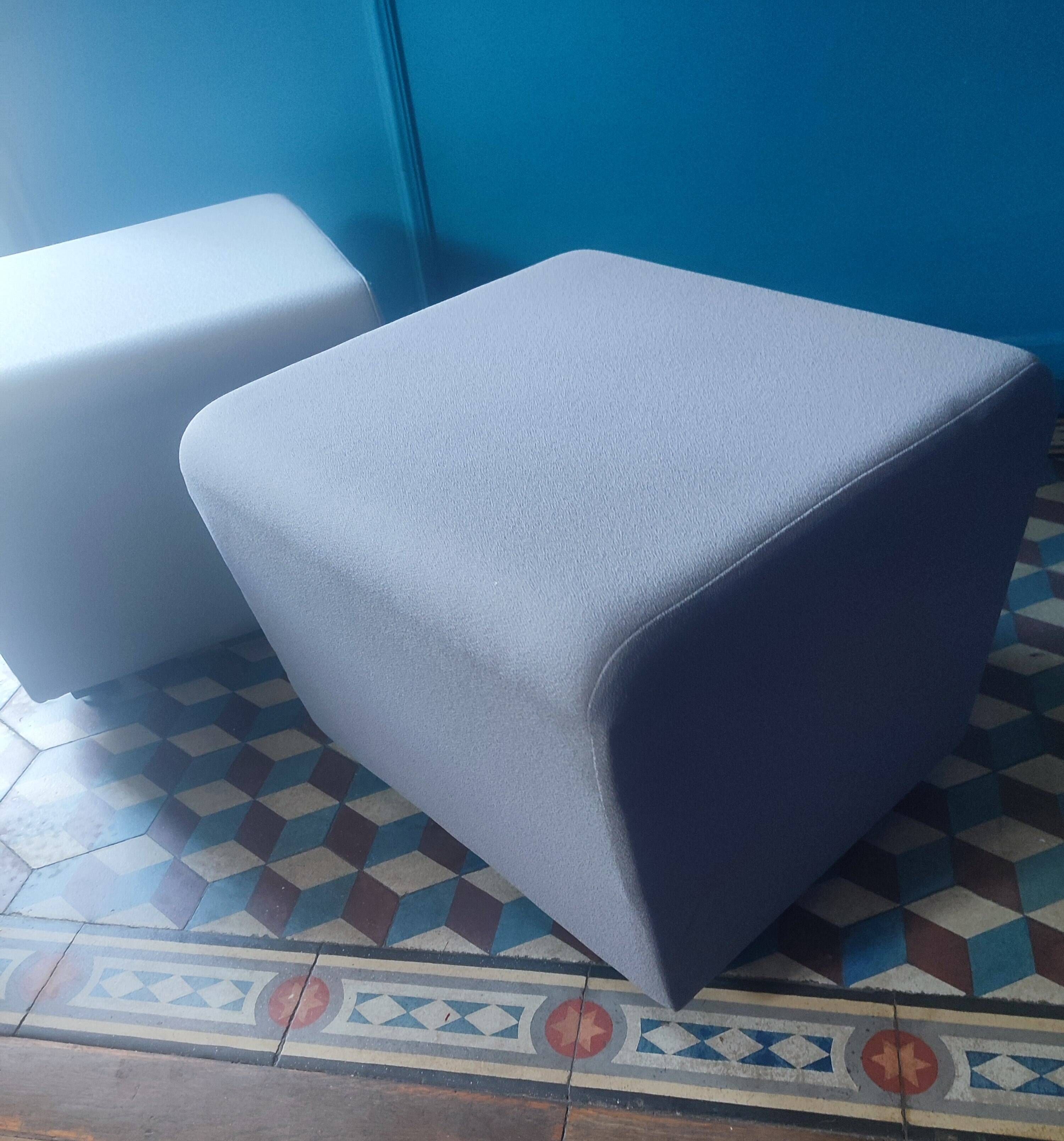 Lot de 2 poufs Haworth