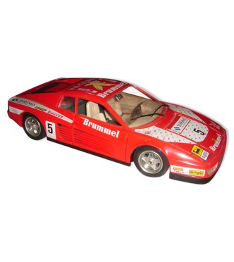 Ferrari Testarossa 1984 Burago 1/18 – Miniature Jaune D’occasion