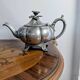 Vintage Shaw & Fisher Sheffield metal tin teapot