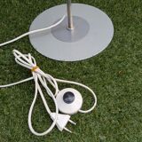 Lampadaire vintage métal brossé – années 70 – style Disderot / Reggian