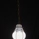 Extraordinary Venetian Lantern in Murano Reticello Glass, 1940s