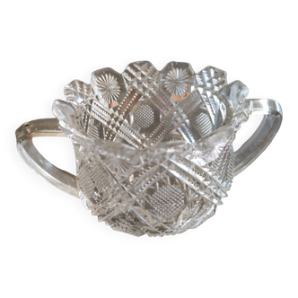 Bohemian crystal saucière