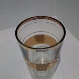 Set of 6 gold aperitif tea glasses - granita