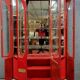 Important Art Deco period bookcase in lacquered wood and gilded bronze