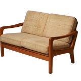Danish Teak Sofa 2-Seater by Juul Kristensen Vintage