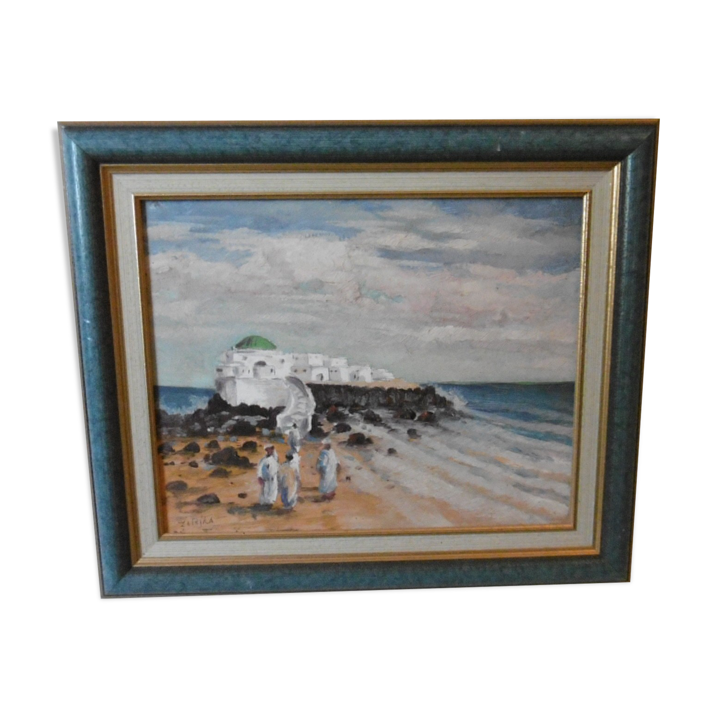 Orientalist painting signed