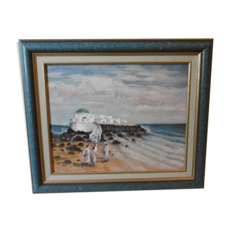 Orientalist painting signed