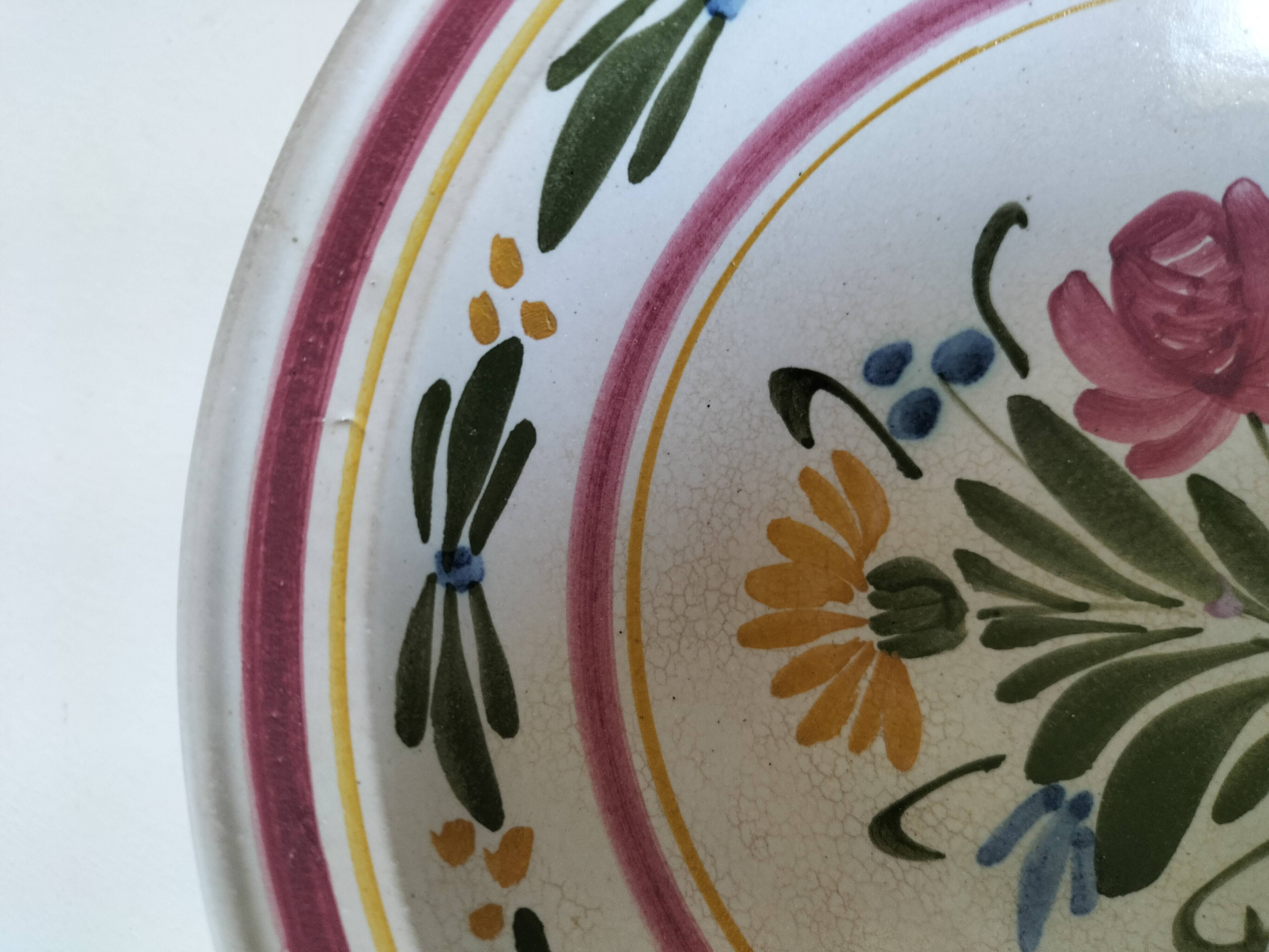 Small bowl Keraluc Quimper – hand-painted floral decoration