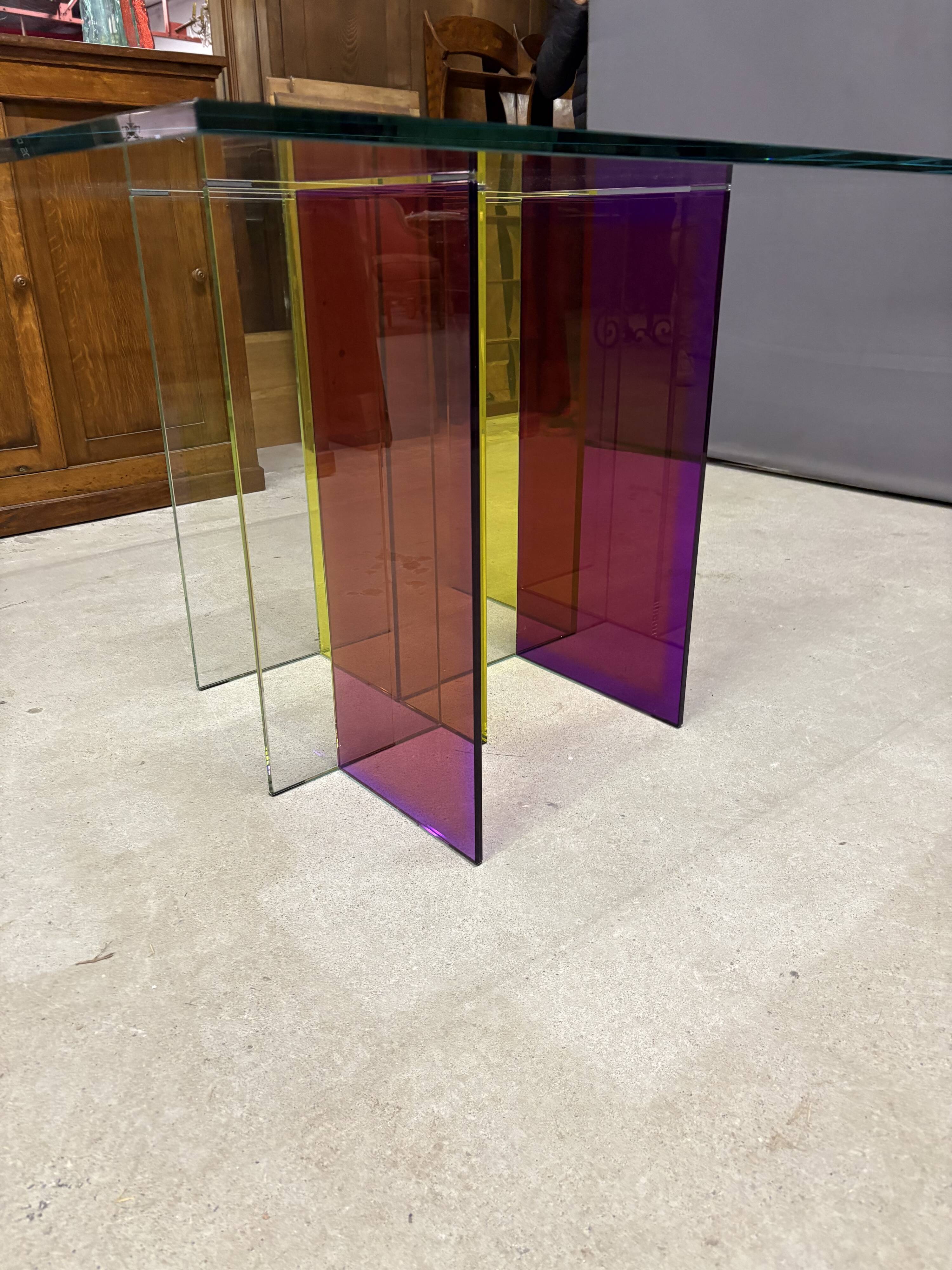 Table "diapo" De Salle à Manger Par René Bouchara Pour Roche Bobois