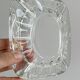 Cendrier vintage en verre translucide