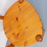 Vintage Scandinavian chair Rainer Daumiller in pine from the 60s 70s.