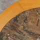 Table basse hexagonale en céramique plateau marbre
