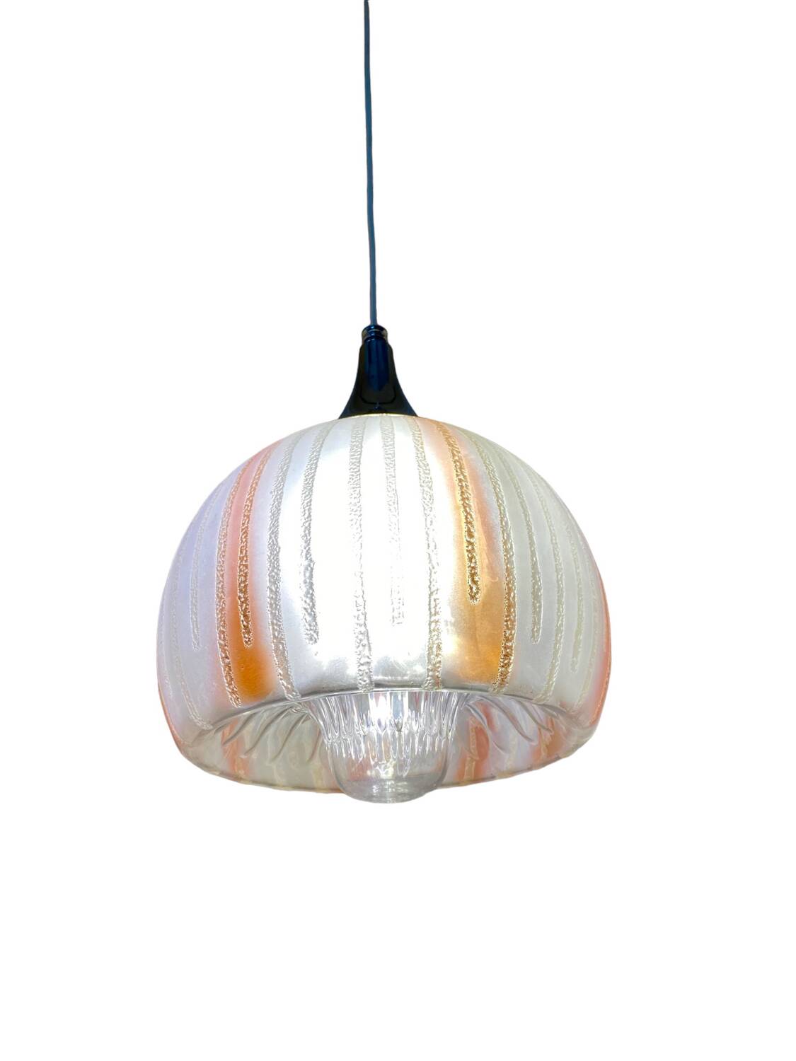 Mazzega Murano glass pendant, Italy 1970