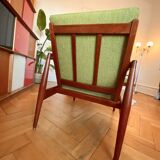Vintage "Paper Knife" bench and armchair set by Kai Kristiansen
