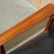 Executive office chair model 419 Arne Vodder for Sibast in hardwood and leather.