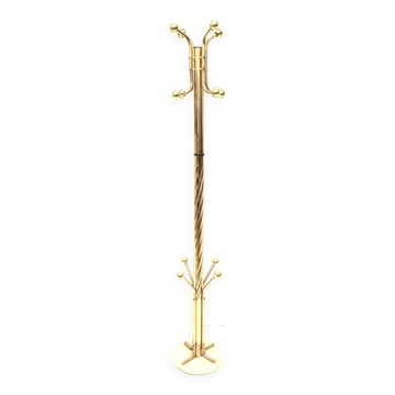 Vintage marble Hollywood Regency coat rack made in the 1970s