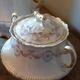 Tea service coffee porcelain Limoges Émile Bourgeois old 19th 20th