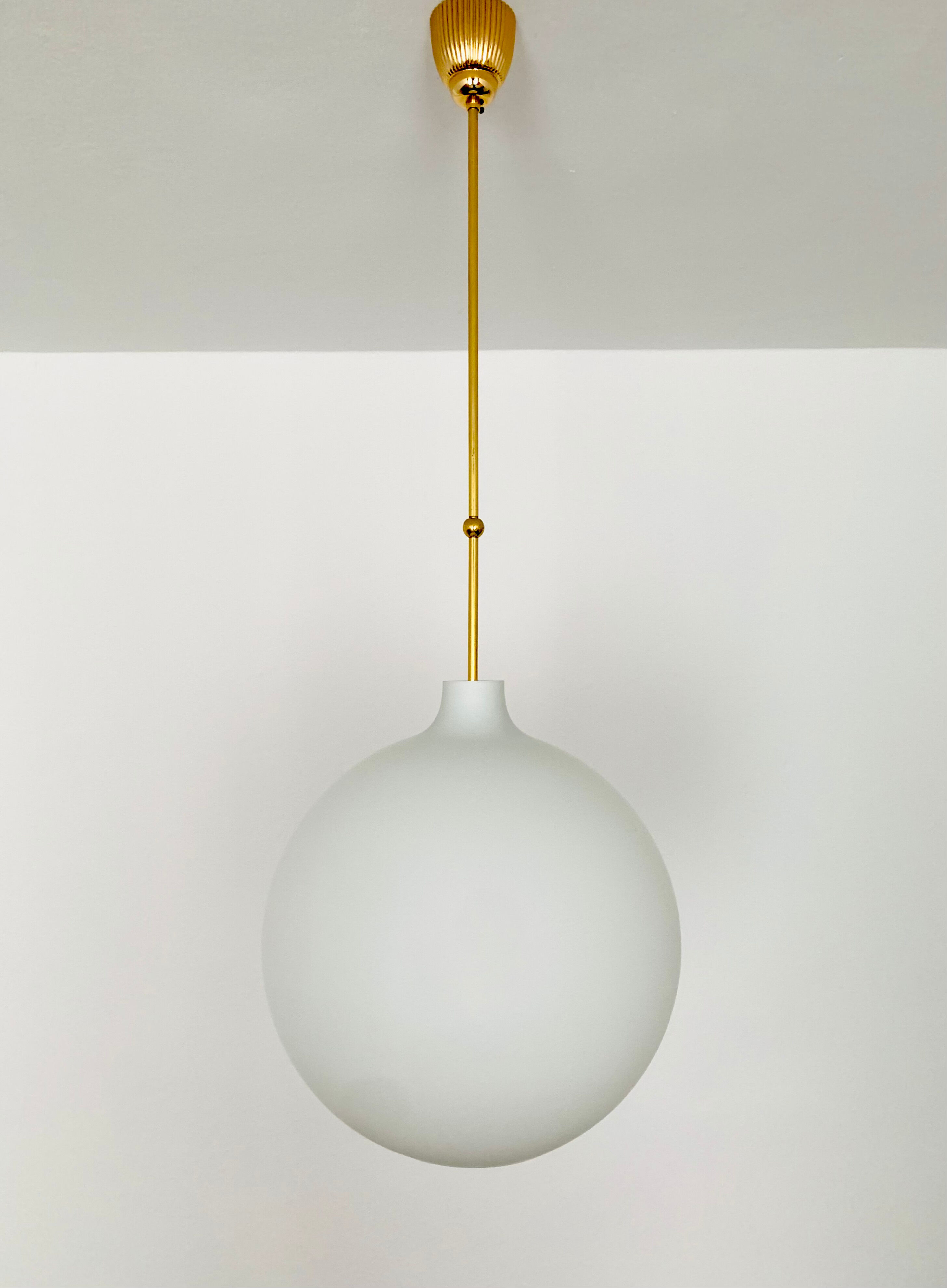 Large opaline lamp by Aloys Gangkofner for Peill and Putzler