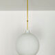 Large opaline lamp by Aloys Gangkofner for Peill and Putzler