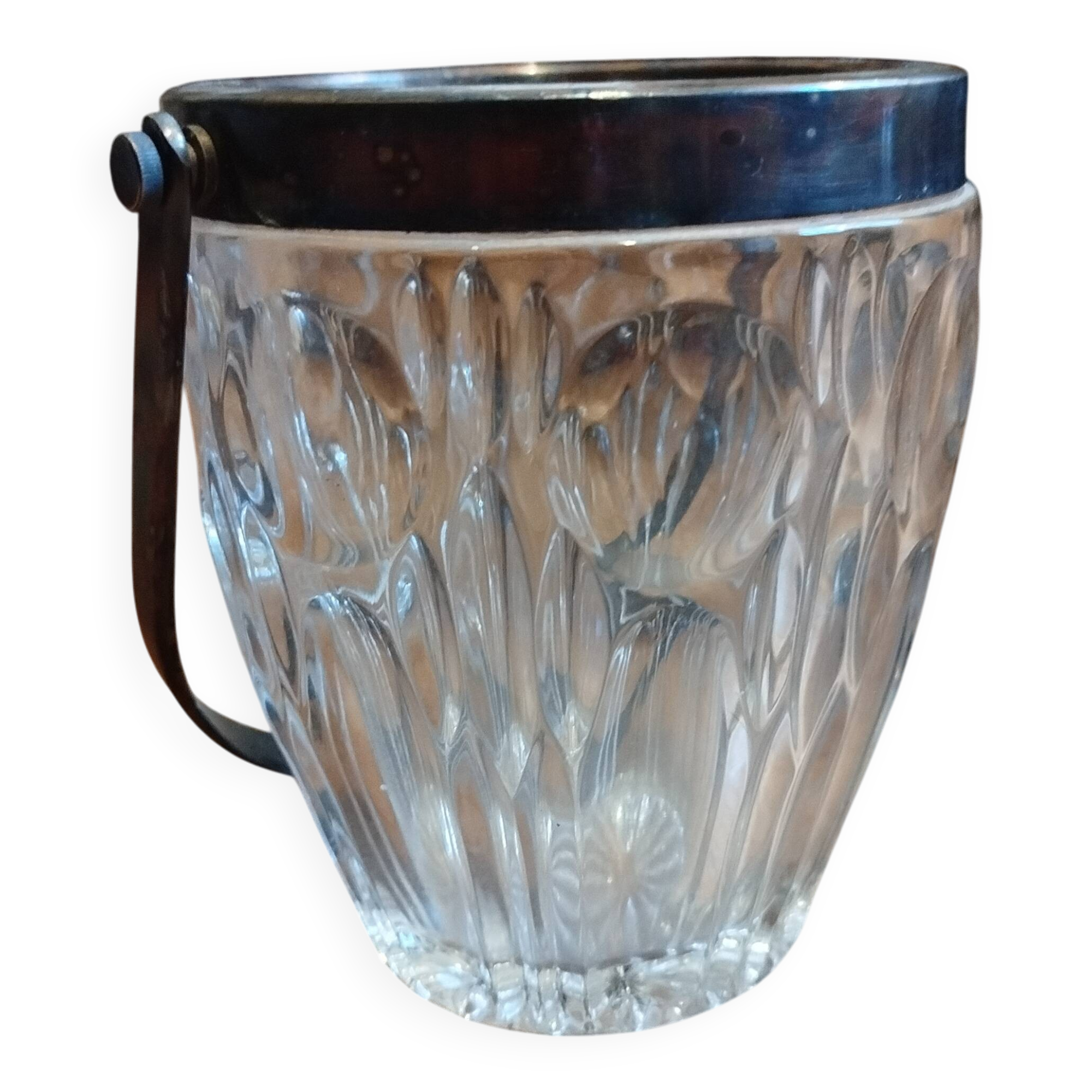 Ice bucket with tongs