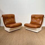 Sofa / 4 orchid modules Michel Cadestin for airborn
