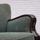1960s, Danish 3-seater sofa, furniture wool, oak wood.