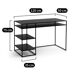Metal desk with epoxy finish