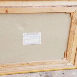 Tuscan landscape by R. Morelli, oil on canvas, late 20th century