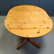 Rainer Daumiller style pine wood dining table, 1970s