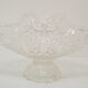 Vintage Crystal Glass Bowl,Glasswork Novy Bor,1950's.